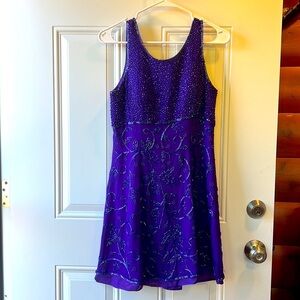 Alyce designs party dress size 10 Purple color